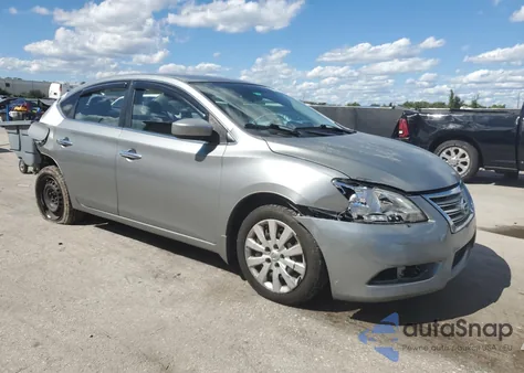 2013 Nissan Sentra S from USA, damaged, VIN 3N1AB7AP9DL622479